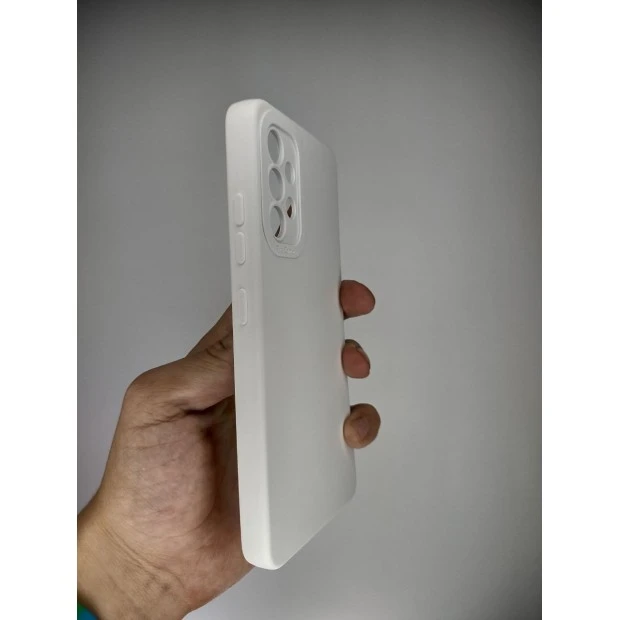 Силикон Original Samsung Galaxy A32 (2021) (ShutCam) (Белый)