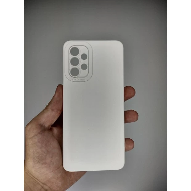 Силикон Original Samsung Galaxy A32 (2021) (ShutCam) (Белый)