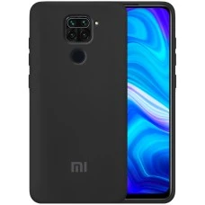 Силикон Original Case Xiaomi Redmi Note 9 (Чёрный)