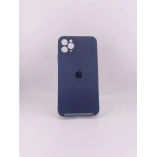 Силикон Original Square RoundCam Case Apple iPhone 11 Pro Max (09) Midnight Blue