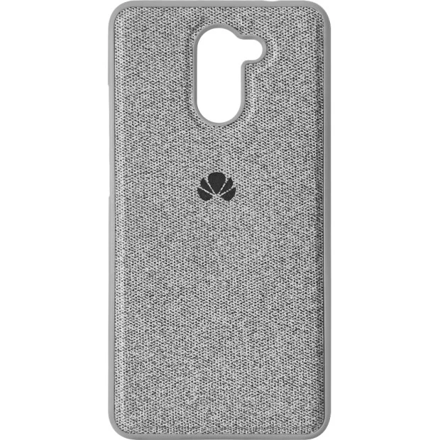 Силіконовий чохол Textile для Huawei Y7 Prime (2017) (Сірий)