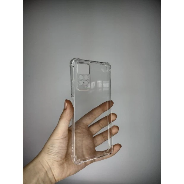 Силікон 6D для Xiaomi Redmi Note 11 Pro  /  12 Pro 4G (ShutCam) (Прозорий)