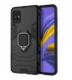 Бронь-чехол Ring Armor Case Samsung Galaxy A51 (2020) (Чёрный)