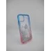 Силіконовий чохол Soft Sparkles для Apple iPhone 11 (блакитний  /  рожевий)