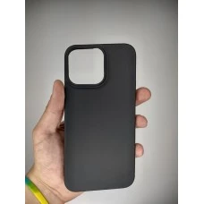 Силіконовий чохол Graphite для Apple iPhone 15 Pro Max (Чорний)