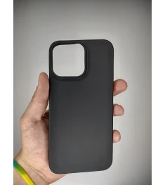 Силіконовий чохол Graphite для Apple iPhone 15 Pro Max (Чорний)