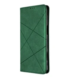 Чехол-книжка Leather Book Xiaomi Redmi 9C (Тёмно-зелёный)
