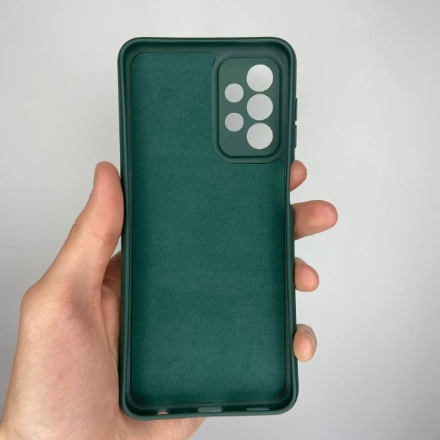 Силикон Original 360 Case Samsung Galaxy A23 (ShutCam) (Тёмно-зелёный)