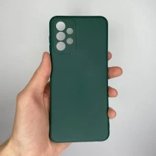 Силикон Original 360 Case Samsung Galaxy A23 (ShutCam) (Тёмно-зелёный)