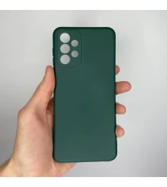 Силикон Original 360 Case Samsung Galaxy A23 (ShutCam) (Тёмно-зелёный)
