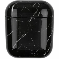 Чехол для наушников Clear Case Apple Airpods Marble (Black)