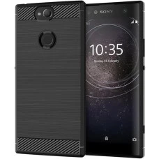 Силикон Polished Carbon Sony XA 2 (Чёрный)
