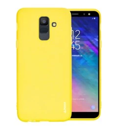 Силикон iNavi Color Samsung Galaxy A6 Plus (2018) A605 (желтый)
