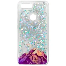 Силиконовый чехол Liquid Fashion Xiaomi Mi8 Lite (Mountains)