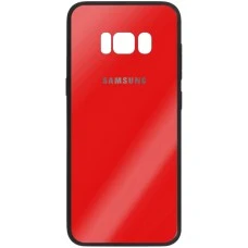 Накладка Glass Case Samsung Galaxy S8 Plus (красный)