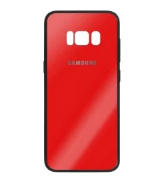 Накладка Glass Case Samsung Galaxy S8 Plus (красный)
