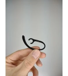 Rotating plastic ear hook for Bluetooth headset (7mm) (Black)