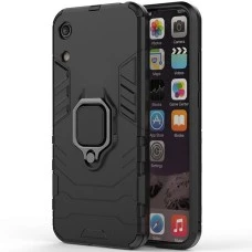 Бронь-чехол Ring Armor Case Huawei Y6 (2019) / Honor 8A (Чёрный)