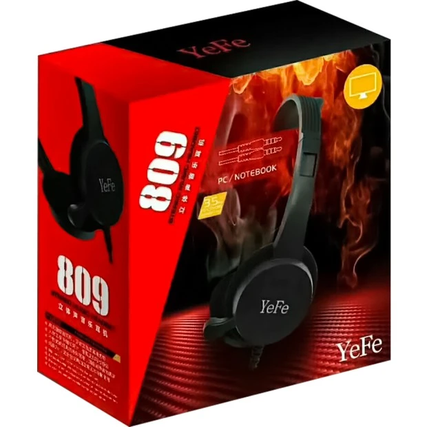 Наушники-гарнитура для компьютера Jiteng JT-809 Jack 3.5mm (Чёрный)