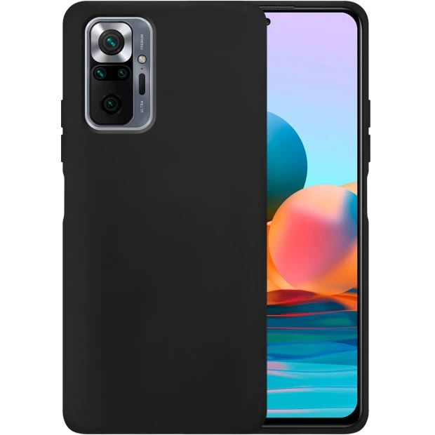 Силикон Original 360 Case Xiaomi Redmi Note 10 Pro / Note 10 Pro Max (Чёрный)