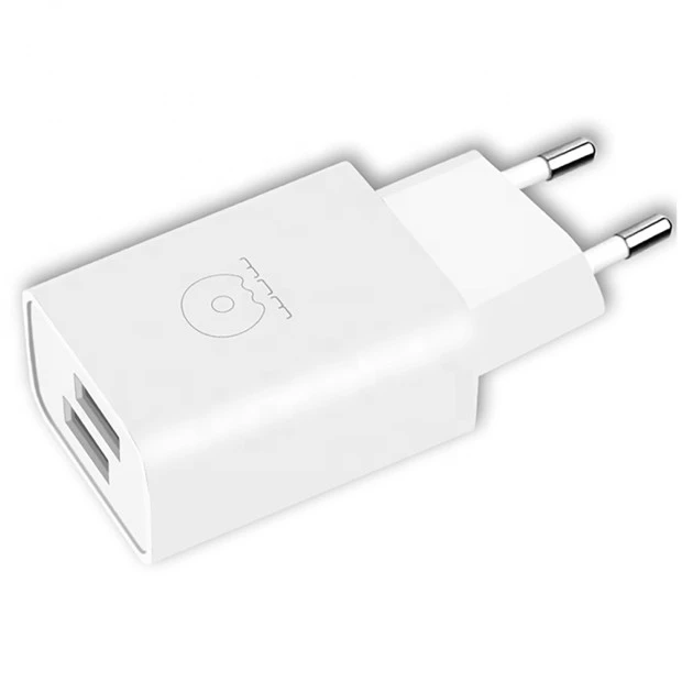 СЗУ-адаптер WUW T38 2USB 2.4A + MicroUSB-кабель (Белый)