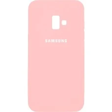 Силиконовый чехол Original Case Samsung Galaxy J6 Plus (2018) J610 (Пудра)