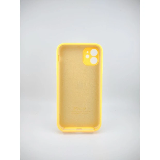Силіконовий чохол Original Square RoundCam для Apple iPhone 11 (Sunflower)
