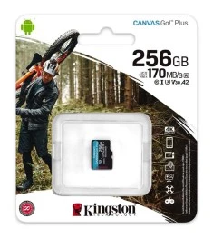 Карта памяти Kingston Canvas Go! Plus MicroSDXC 256GB (UHSI/U3) (Class 10)