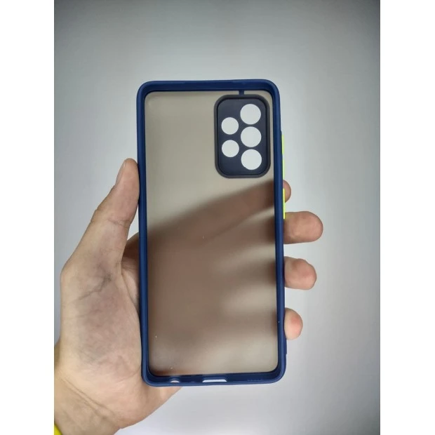 Totu Gingle Series Case for Samsung Galaxy A52 (Dark Blue)