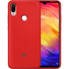 Силикон Original 360 Case Logo Xiaomi Redmi Note 7 (Тёмно-красный)