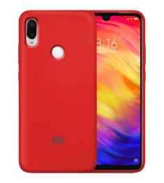 Силикон Original 360 Case Logo Xiaomi Redmi Note 7 (Тёмно-красный)