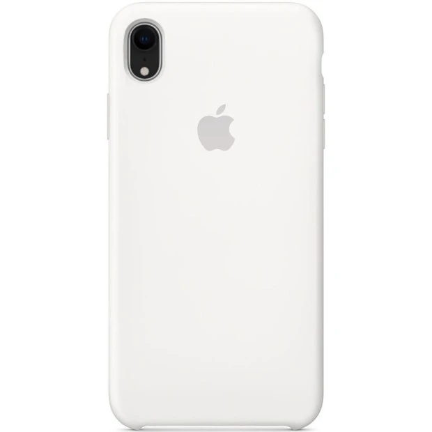 Силиконовый чехол Original Case Apple iPhone XR (06) White