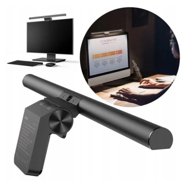 Лампа для монітора Baseus I-Wok Pro Asymmetric (Чорна) DGIWK-P01.