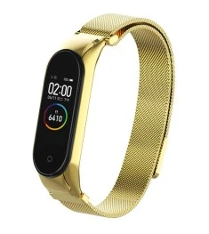 Ремешок Milanese Loop Xiaomi Mi Band 3 / Mi Band 4 (Золотой)