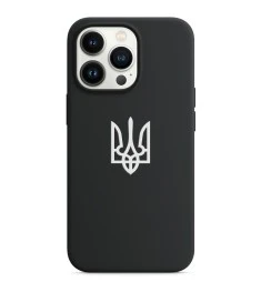 Силіконовий чохол Patriot для Apple iPhone 13 Pro (Чорний)