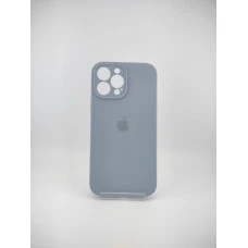 Силіконовий оригінальний чохол RoundCam для Apple iPhone 13 Pro Max (77) Сієрра Блю.