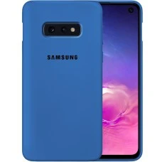 Силикон Original 360 Case Logo Samsung Galaxy S10e (Кобальт)
