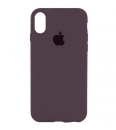 Силіконовий оригінальний чохол для Apple iPhone X  /  XS (01) Bilberry