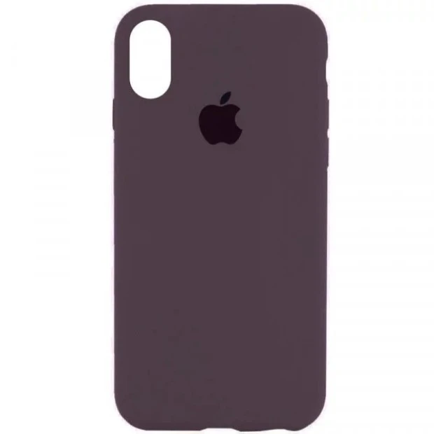 Силіконовий оригінальний чохол для Apple iPhone X  /  XS (01) Bilberry