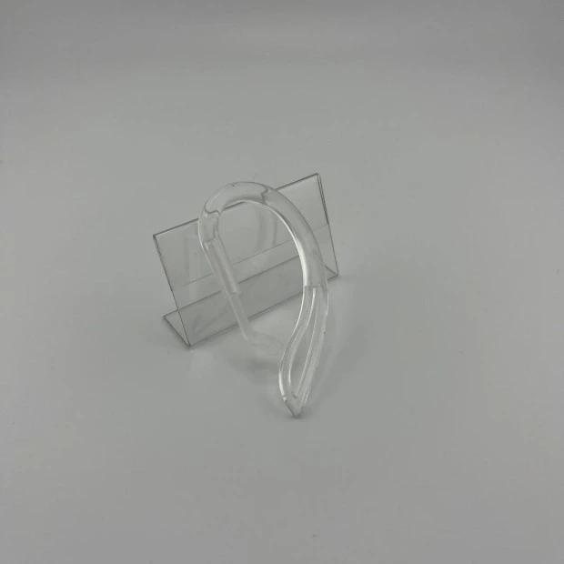 Hook ear silicone-plastic curved for Bluetooth headset (M) (Transparent)