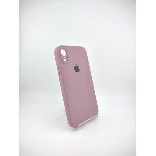 Силикон Original Square RoundCam Case Apple iPhone XR (01) Bilberry