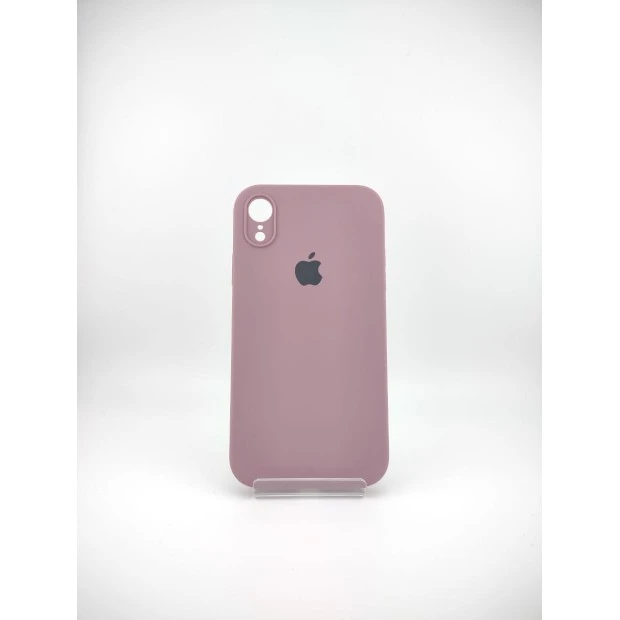 Силикон Original Square RoundCam Case Apple iPhone XR (01) Bilberry