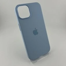 Чехол Silicone Case with MagSafe Apple iPhone 14 (Sky)