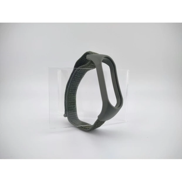 Ремешок Velcro Xiaomi Mi Band 5 / Mi Band 6 (Хаки)