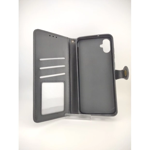 Leather Book Gallant Case for Samsung Galaxy A05 (Black)