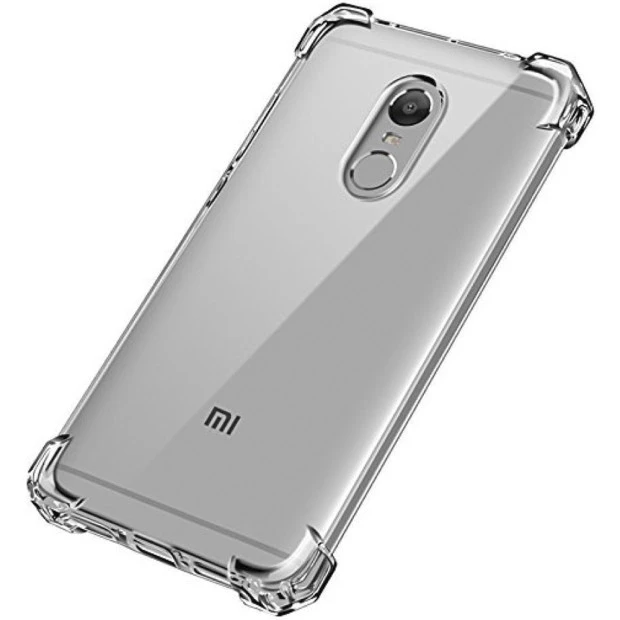 Силиконовый чехол 6D Xiaomi Redmi Note 4x (Прозрачный)