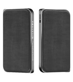 PowerBank Leather Grain 3 USB 8000mAh (Black)