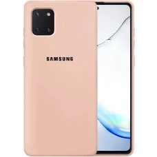 Силикон Original Case Samsung Galaxy Note 10 Lite (Пудровый)