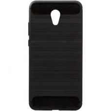 Силикон Polished Carbon Meizu M5 Note (Черный)