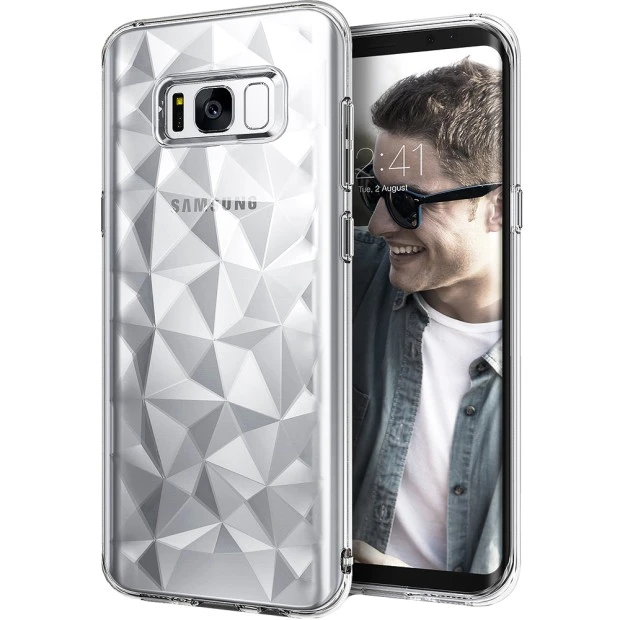 Силіконовий чохол Prism для Samsung Galaxy S8 Plus (Прозорий)